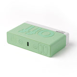 Lexon Flip Classic Reversible Alarm Clock PANTONE - Green - 45-Degree Angle