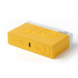 Lexon Flip Classic Reversible Alarm Clock PANTONE - Yellow - Top-Down View