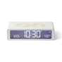Lexon Flip Classic Reversible Alarm Clock - White