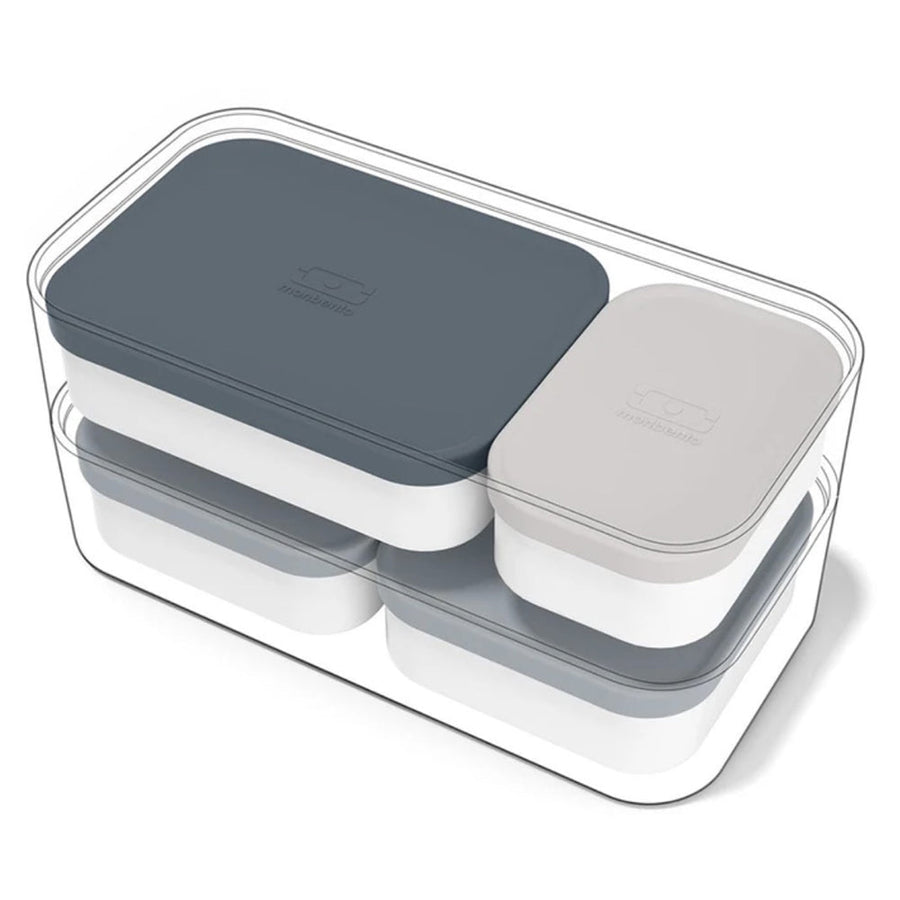 Monbento MB Extra Bento Box Containers - Grey Blue Mix