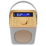 Majority Little Shelford Bluetooth & Dab Radio With Bluetooth-grey - Front View