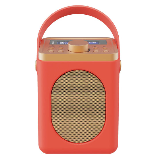 Majority Little Shelford Bluetooth & Dab Radio With Bluetooth-red