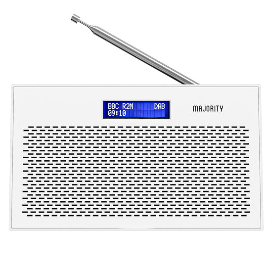 Majority Histon Compact Dab & Fm Radio-white