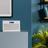 Majority Histon Compact Dab & Fm Radio-white - Top-Down View