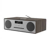 Majority Oakington Bluetooth, DAB Radio & CD Player-Walnut - Front View