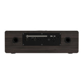 Majority Oakington Bluetooth, DAB Radio & CD Player-Walnut - 45-Degree Angle
