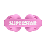Majority Superstar Kids Headphones - Pink - Top-Down View
