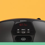 Majority Oakcastle BX200 Portable Bluetooth CD Player - Black - 45-Degree Angle