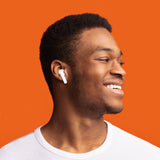 Majority Tru 1 TWS Earphones - White - Front View