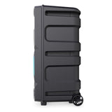 Majority PS500 - PA System 150w Bluetooth Karaoke-DJ-Party-PA System - Black - Rear View