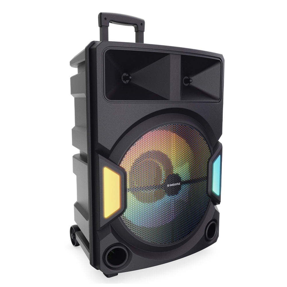 Majority PS500 - PA System 150w Bluetooth Karaoke-DJ-Party-PA System - Black