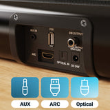 Majority Naga 60 Soundbar - Top-Down View