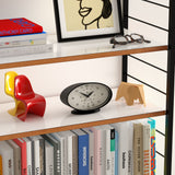 Newgate Ronnie Alarm Clock Black - Top-Down View