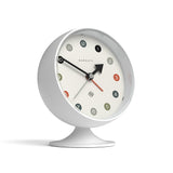 Newgate Spheric Alarm Clock White