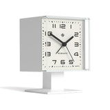 Newgate Victor Alarm Clock Pebble White - Front View