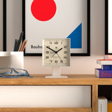 Newgate Victor Alarm Clock Pebble White - Side View