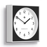 Newgate Burger & Chips Wall Clock Black - Front View