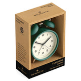 Newgate Charlie Bell Echo Alarm Clock Green - Side View