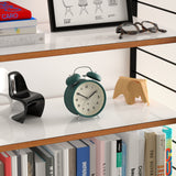 Newgate Charlie Bell Echo Alarm Clock Green - 45-Degree Angle