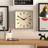Newgate Jones Box Wall Clock Grey - Side View