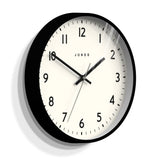 Newgate Jones Jam Clock Matte Black - Front View