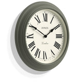 Newgate Jones Supper Club Clock Moss Green - Front View