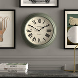 Newgate Jones Supper Club Clock Moss Green - Side View