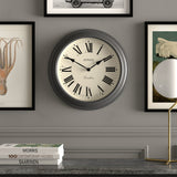 Newgate Jones Supper Club Clock Charcoal Grey - Side View