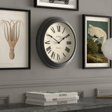 Newgate Jones Supper Club Clock Charcoal Grey - Top-Down View