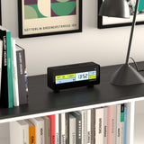 Newgate Futurama Lcd Alarm Clock Black Case Black Lens - Side View