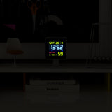 Newgate Monolith Lcd Alarm Clock White