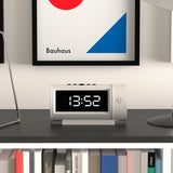 Newgate Pil Led Alarm Clock White - Side View