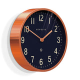 Newgate Master Edwards Clock Radial Copper - Front View