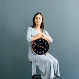 Newgate Master Edwards Clock Radial Copper - Top-Down View