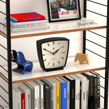 Newgate Odyssey Mantel Clock Black - Top-Down View