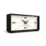 Newgate Thunderbird Mantel Clock Neutral Rocket Dial - Front View