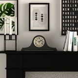 Newgate Time Machine Mantel Clock Gravity Grey - Side View