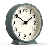 Newgate Theatre Mantel Clock Asparagus Green - Front View