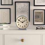 Newgate Theatre Mantel Clock French Navy - Side View