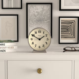 Newgate Theatre Mantel Clock Stone - Top-Down View