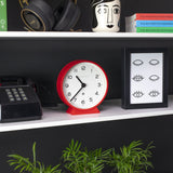 Newgate M Mantel Clock Fire Engine Red - Side View
