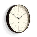 Newgate Mr Clarke Clock Dark Wood Marker Dial - Front View