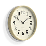Newgate Mr Clarke Clock Pale Wood Hopscotch Dial - Front View
