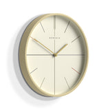 Newgate Mr Clarke Clock Pale Wood Hockey Dial - Front View