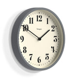Newgate Number Four Wall Clock Matte French Navy - Front View