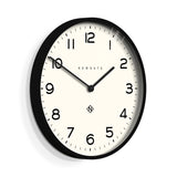 Newgate Number One Clock Echo Black - Front View