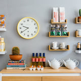 Newgate Number Three Echo Clock Silicone Yellow - Side View