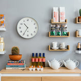 Newgate Number Three Echo Clock Silicone Grey - Side View