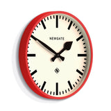 Newgate Railway Clock Red - Front View