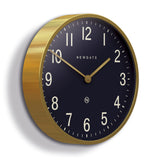 Newgate Mr Edwards Clock Radial Brass - Front View